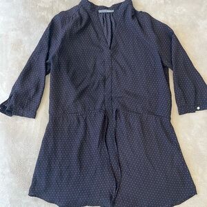 Smart Set Black and Pink Polka Dot Top